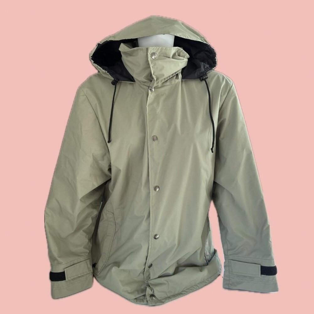 Kanuk Waterproof Fleece-Lined Jacket – Sage Green – Size 4 Made in Canada
